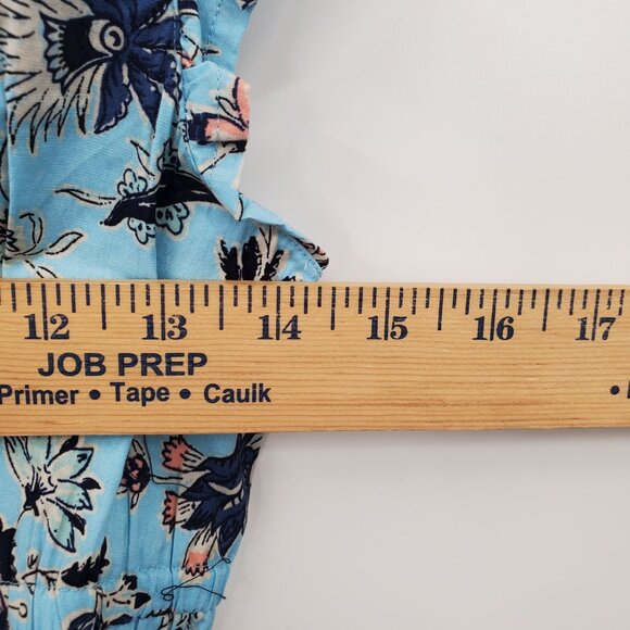 Vineyard Vines Marina Poplin Flutter Sleeve Top Women Size XS NWT Floral Print - Picture 11 of 12